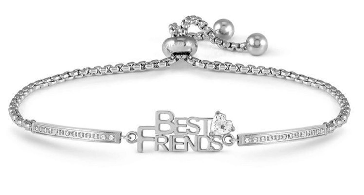 Bransoletka damska Nomination Italy Milleluci – BEST FRIEND - silver, 028025 006d.jpg